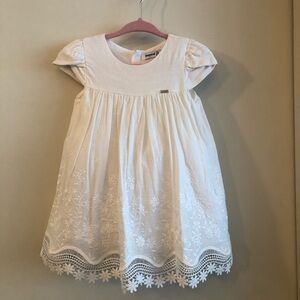 Mayoral Embroidered Dress Baby Girl 12M
